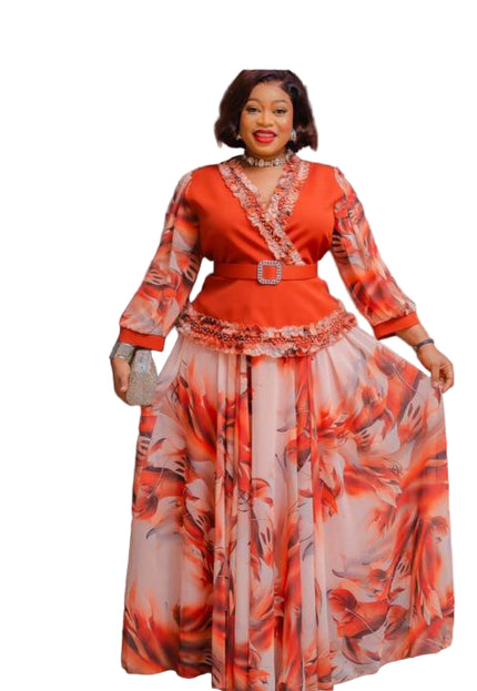 GORGEOUS LADIES SIMPLE DESIGNED OUTFIT