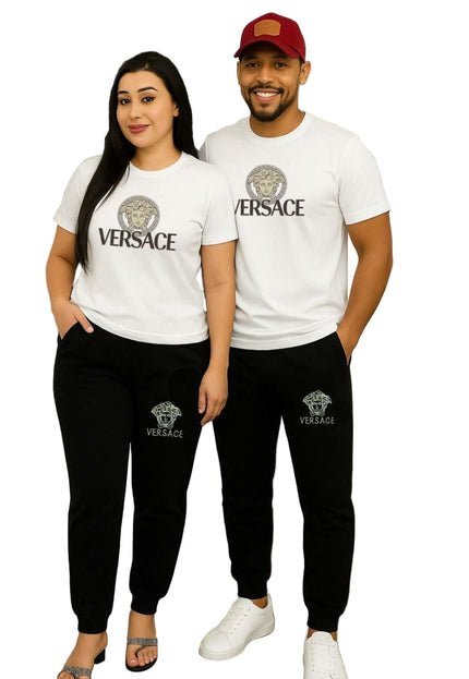MEN'S CENTER LOGO 2-PIECE SET