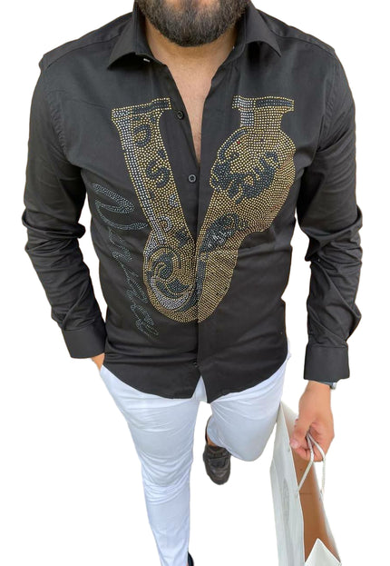 MEN'S V-BAROCCO LONG SLEEVE SHIRT