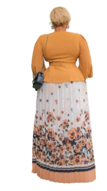 FANCY FLORAL LADIES CASUAL SKIRTS AND BLOUSES.