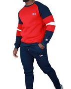 NAVY / RED