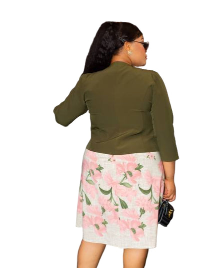 NEW PREMIUM GORGEOUS LADIES SHORT GOWN WITH JACKET