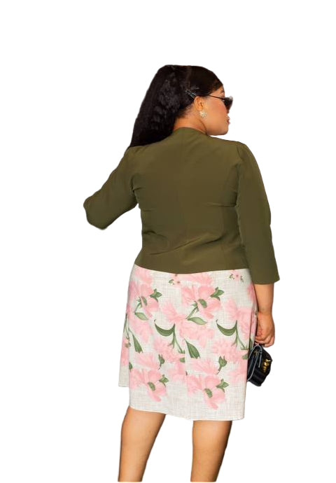 NEW PREMIUM GORGEOUS LADIES SHORT GOWN WITH JACKET