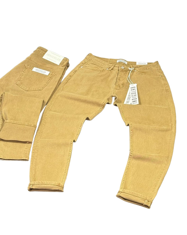 Men's Clean Wash Slim Jeans in Tan