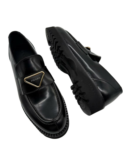 MEN'S TRIANGLE LOGO LOAFERS COVER SHOE
