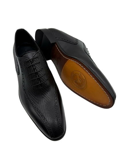 MEN'S TEXTURED BROGUE OXFORDS