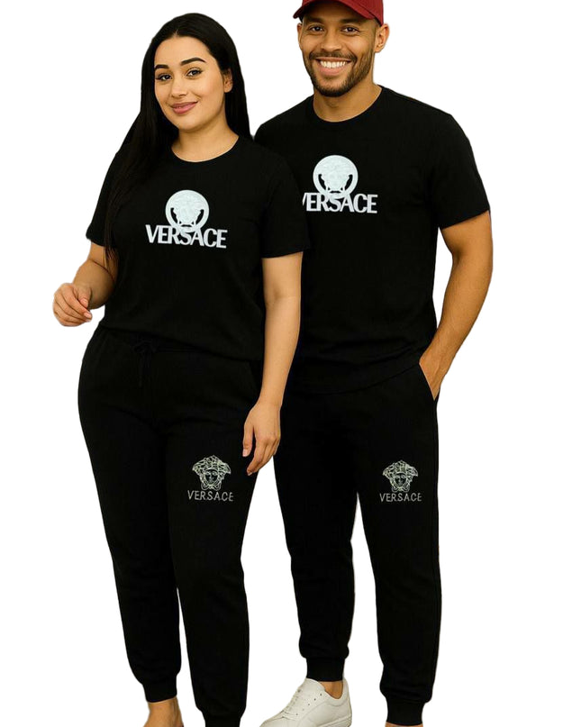 MEN'S CENTER LOGO 2-PIECE SET