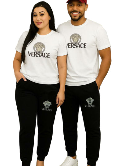 MEN'S CENTER LOGO 2-PIECE SET