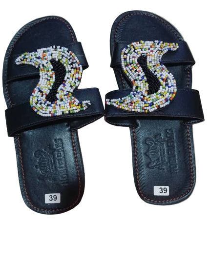 LADIES' S-BEADED SLIDES