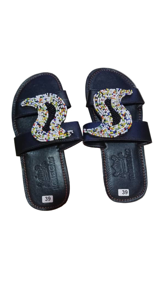LADIES' S-BEADED SLIDES