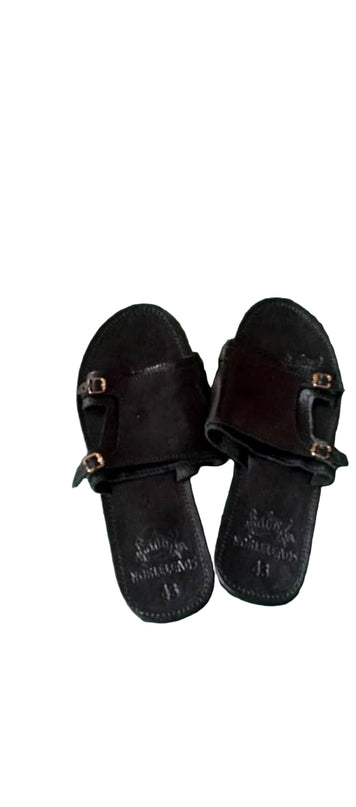 MEN'S DOUBLE BUCKLE SLIDES