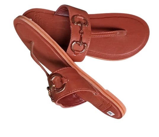 LADIES' HORSEBIT THONG SANDALS