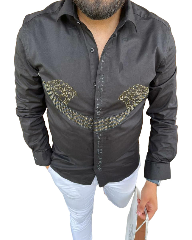 MEN'S STUDDED SHIRT
