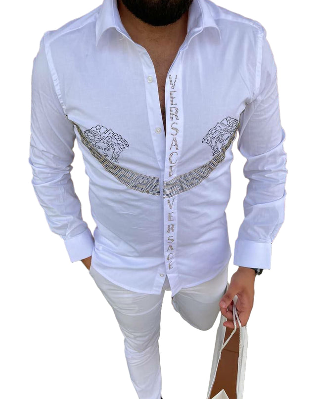 MEN'S STUDDED SHIRT