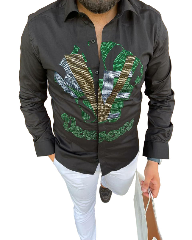 MEN'S V-LEAF LONG SLEEVE SHIRT
