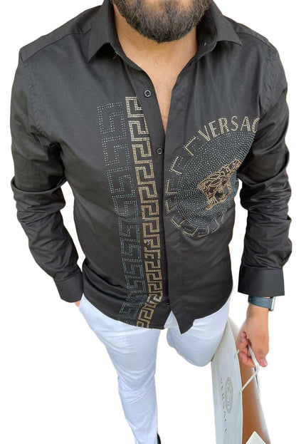 MEN'S GREEK KEY SHIRT