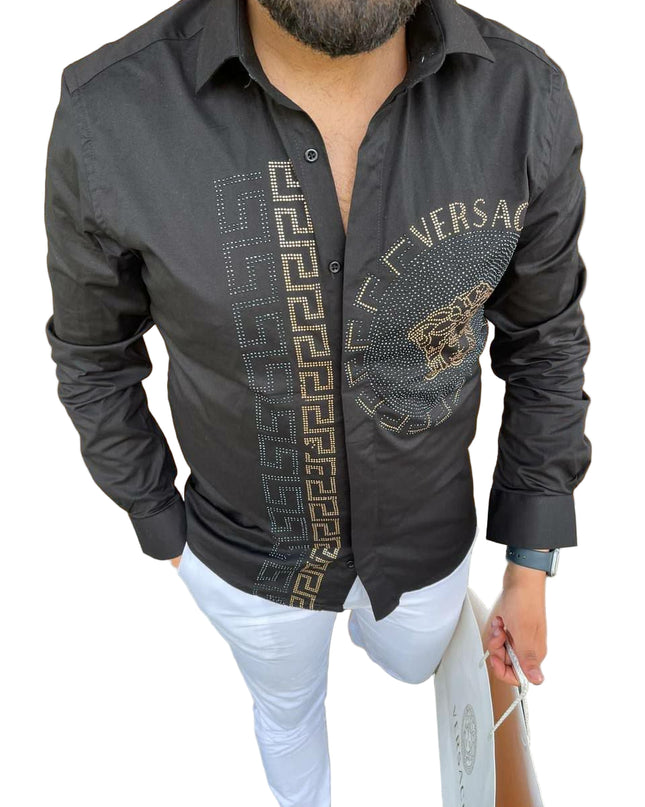 MEN'S GREEK KEY SHIRT