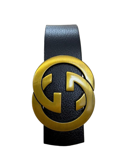 Men's Versace Medusa Buckle Belt in Polished Silver