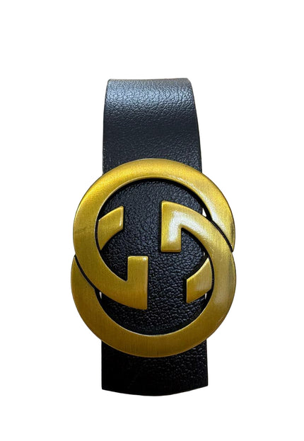 Men's Versace Medusa Buckle Belt in Polished Silver