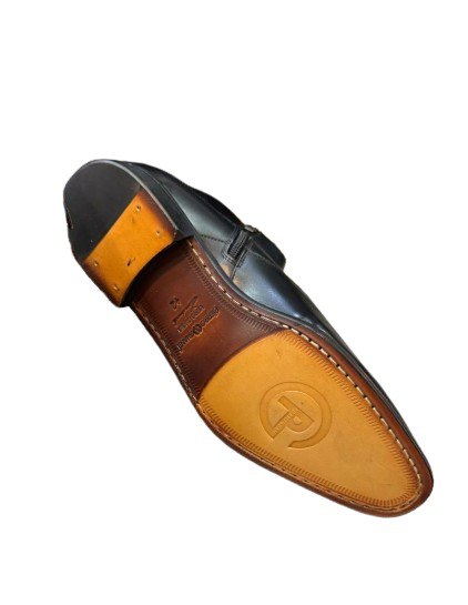 MEN'S BLACK LEATHER ZIP BOOT