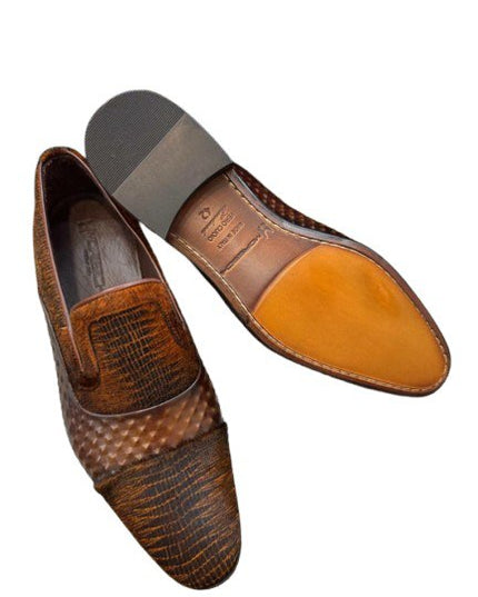 MEN'S TEXTURED PANEL LOAFER