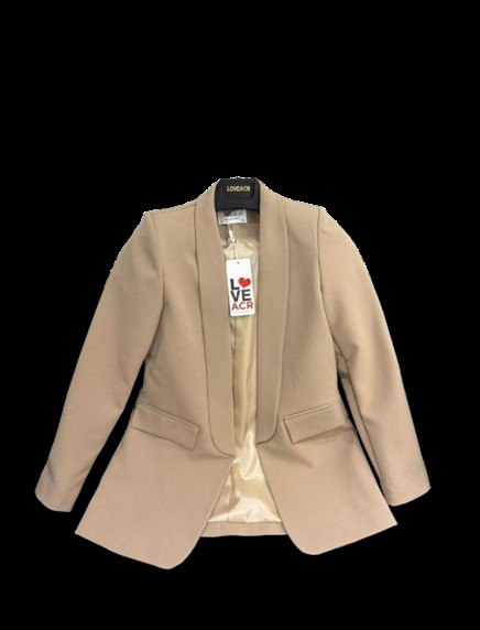 PREMIUM LADIES LUXURY SOLID COLOR SHAWL LAPEL RUCHED SLEEVE BLAZER COLLECTION