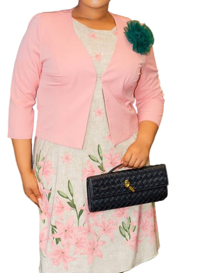 NEW PREMIUM GORGEOUS LADIES SHORT GOWN WITH JACKET