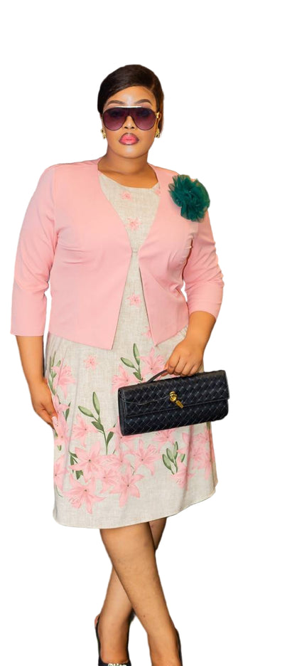 NEW PREMIUM GORGEOUS LADIES SHORT GOWN WITH JACKET