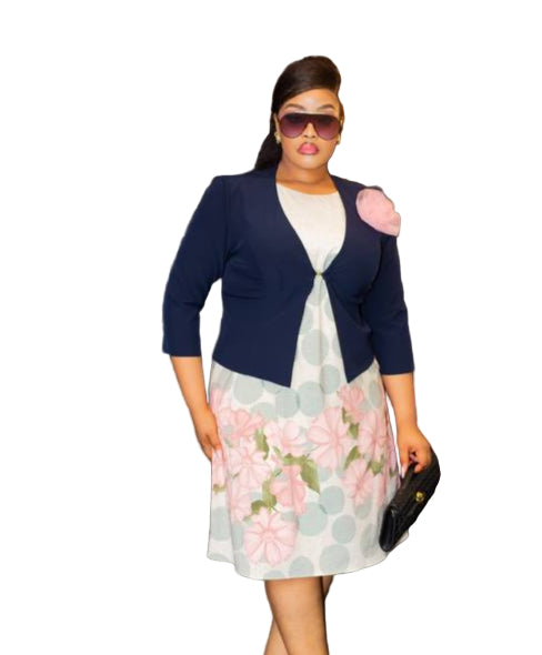 NEW PREMIUM GORGEOUS LADIES SHORT GOWN WITH JACKET