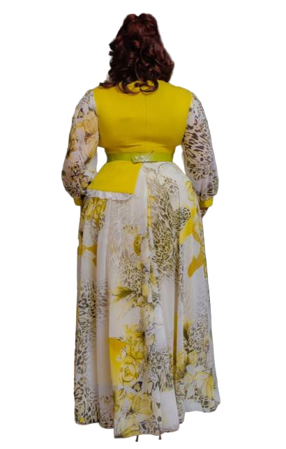 PREMIUM LADIES LONG COLOURFUL GOWN