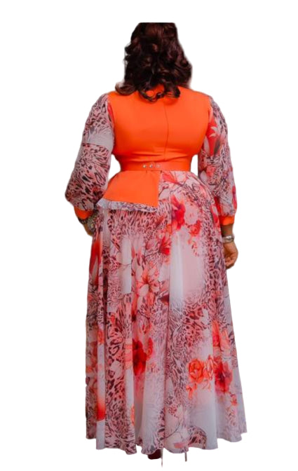 PREMIUM LADIES LONG COLOURFUL GOWN