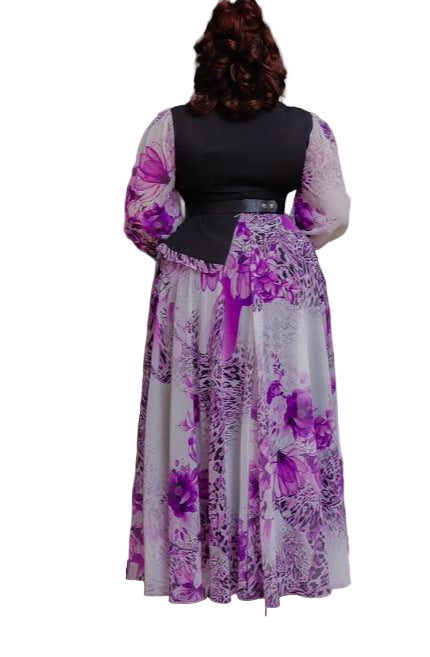 PREMIUM LADIES LONG COLOURFUL GOWN
