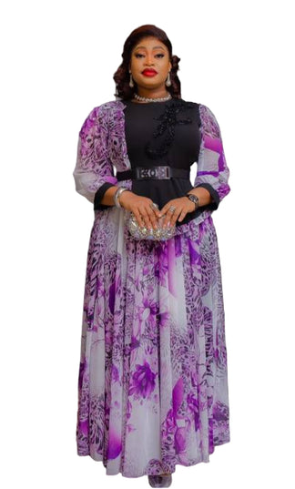 PREMIUM LADIES LONG COLOURFUL GOWN
