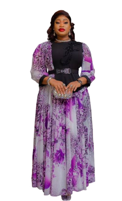 PREMIUM LADIES LONG COLOURFUL GOWN