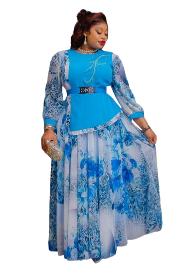 PREMIUM LADIES LONG COLOURFUL GOWN