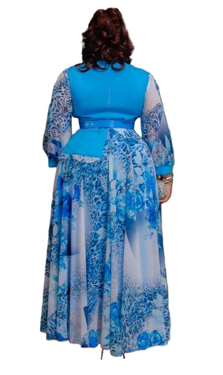 PREMIUM LADIES LONG COLOURFUL GOWN