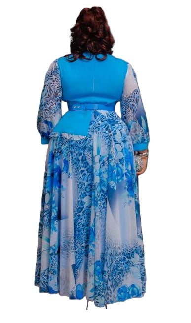 PREMIUM LADIES LONG COLOURFUL GOWN