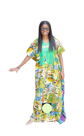 GORGEOUS MULTICOLOURS AFRICAN PRINTS BOUBOU DESIGNS.