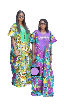 GORGEOUS MULTICOLOURS AFRICAN PRINTS BOUBOU DESIGNS.