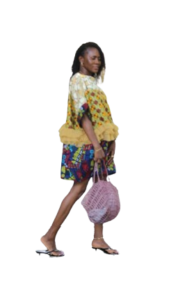 GORGEOUS LACE, VAIL AND AFRICAN ANKARA PRINTS DESIGNED LADIES DRESS.