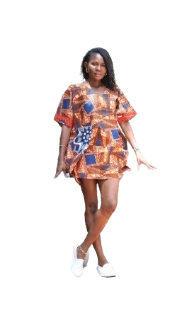 GORGEOUS LADIES ANKARA PRINTS MINI DRESSES