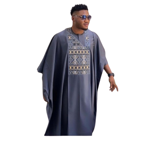 HIGH QUALITY AFRICAN MENS AGBADA NATIVE OUTFIT.